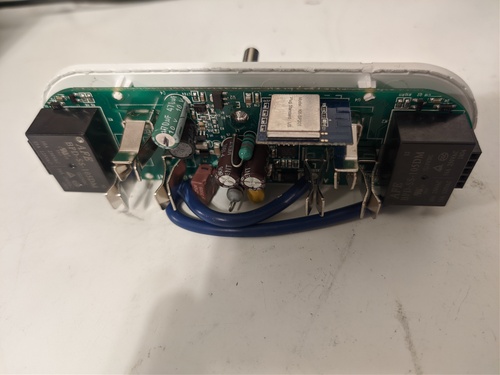 Opened, Blue ESP module alt text